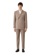 Slim fit Herringbone Suit In Wool