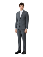 Slim Fit Suit in Wool With Stripes