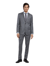 Slim fit nailhead business suit