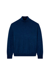 Wool and silk turtleneck sweater