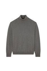 Wool and silk turtleneck sweater