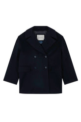 Double breasted cashmere caban