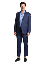 Slim fit K-Easy Travel Honey Way suit with italian fabric