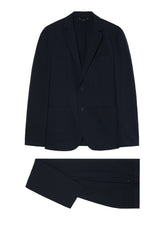 Slim Fit Micro Airmesh Travel Suit In Washable Fabric