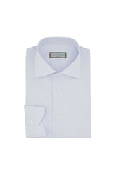 Canali Nuvola light blue cotton shirt