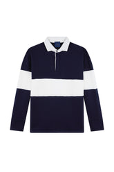 WINTER FLEECE COTTON POLO SHIRT WITH EMBROIDERY