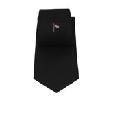 Black Talarico Silk Tie – Iraq Flag Edition