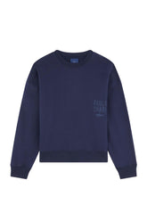 Paul & Shark Navy Logo Crewneck Sweatshirt
