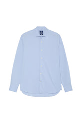 Slim Fit End-on-End Travel Shirt With Dublin Collar