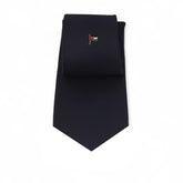 Dark Blue Talarico Silk Tie – Jordan Flag Edition