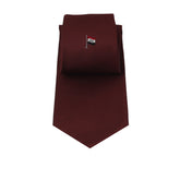 Bordeaux Talarico Silk Tie – Iraq Flag Edition