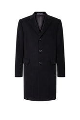 Black super fine wool beaver coat