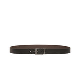 Shiffie 35mm Reversible And Adjustable Belt in Black And Ebony Leather