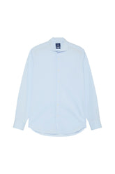 Slim Fit End-on-End Travel Shirt With Dublin Collar