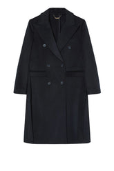 Handmade Overcoat In Wool Blend With Belt
