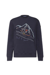 Paul & Shark Embroidered Ski Motif Sweatshirt