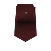 Bordeaux Talarico Silk Tie – Jordan Flag Edition