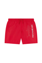 Swimsuit with reflective logo print