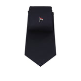 Dark Blue Talarico Silk Tie – Iraq Flag Edition