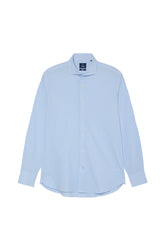 Slim Fit Striped Travel Shirt With Dublin Collar