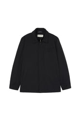 Cotton-Nylon Hooded Jacket