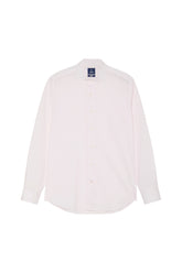 Slim Fit Striped Travel Shirt With Dublin Collar