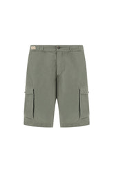Cargo bermuda in Ultralight Poplin cotton