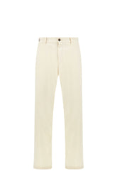 Silk and stretch cotton chino pants