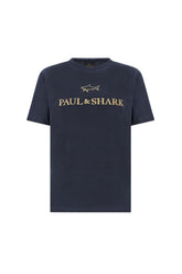 Double mercerised cotton jersey T-Shirt with embroidered logo