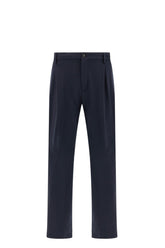Dynamic chino trousers with pleats