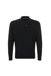 WOOL POLYESTER POLO SHIRT