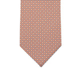 3-fold Tie in Geometric Pattern Orange - MOA409