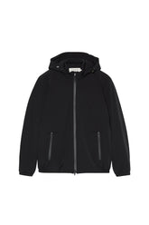 Hooded Performance Jacket In Stretch Nylon