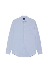 Slim Fit Striped Travel Shirt With Dublin Collar