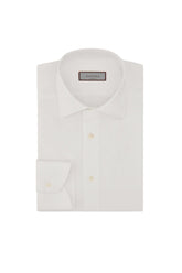Regular-fit shirt in white cotton