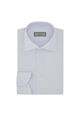Regular-fit shirt in light blue cotton