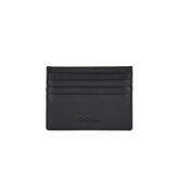 Black hammered calfskin card holder