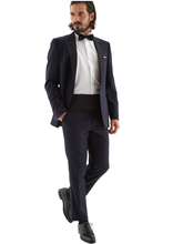 Mens Contrast Slim Fit Classic Tuxedo