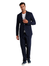 Tailored fit wool stretch suit