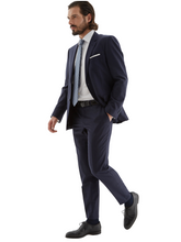Mens Striped Slim Fit Suit