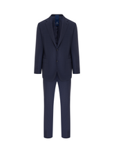 Regular fit Business birds eye wool suit