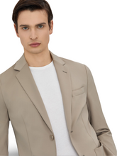 Jersey Blazer With Patch Pockets In Stretch Blend