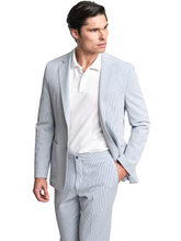 Evolution seersucker suit blazer