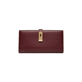 Lock Me Long Wallet in Andorra And Black Grained Leather