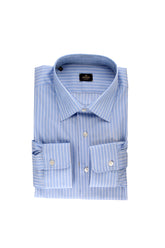 Alessandro Gherardi Luxury Azzurro Stripe Shirt