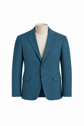 Wool linen haute couture blazer