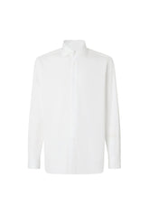 White cotton twill shirt
