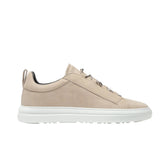 Beige nabuk trainers