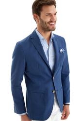 Mens Linen and Cotton Slim Fit Blazer