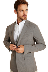 Slim fit stretch blazer